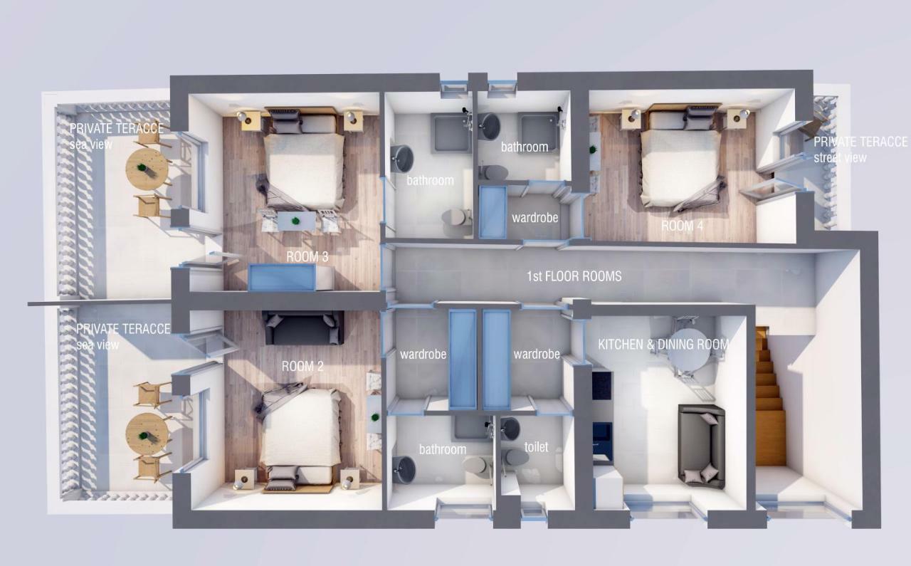 Doppelzimmer mit Meerblick